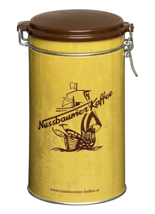 Klassische Kaffeedosen aus Metall