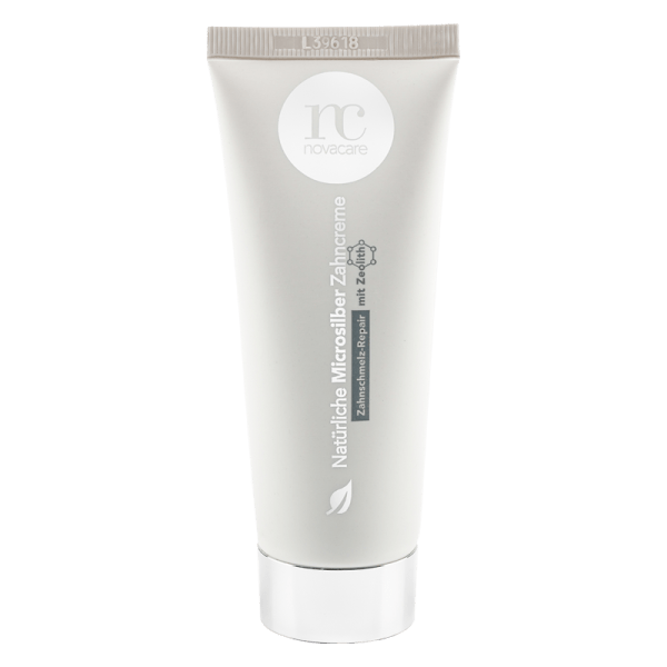 Novacare Natürliche Aufbau-Zahncreme | Zahnschmelz-Repair mit Zeolith und Microsilber